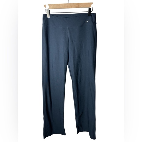 Nike Dri-FIT Wide Leg Pants Women’s Size S Navy Blue Athletic Training - Picture 1 of 6